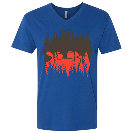 T-Shirts Royal / X-Small Siberia Wilderness Men's Premium V-Neck