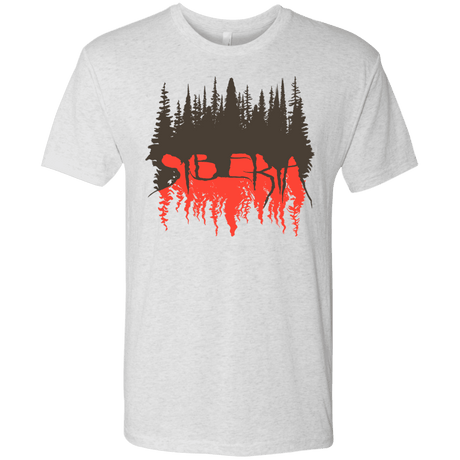 T-Shirts Heather White / S Siberia Wilderness Men's Triblend T-Shirt
