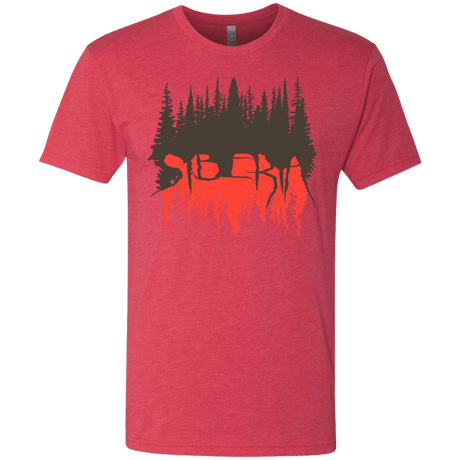 T-Shirts Vintage Red / S Siberia Wilderness Men's Triblend T-Shirt
