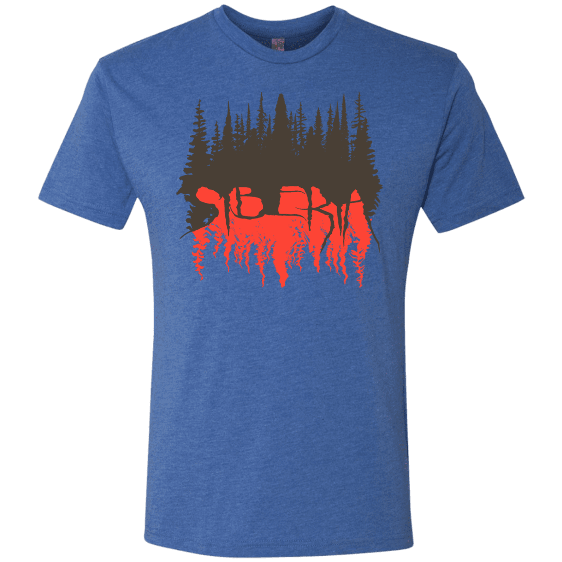 T-Shirts Vintage Royal / S Siberia Wilderness Men's Triblend T-Shirt