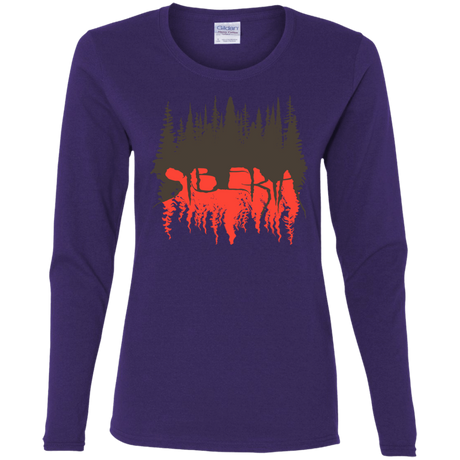 T-Shirts Purple / S Siberia Wilderness Women's Long Sleeve T-Shirt