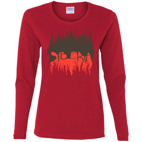 T-Shirts Red / S Siberia Wilderness Women's Long Sleeve T-Shirt