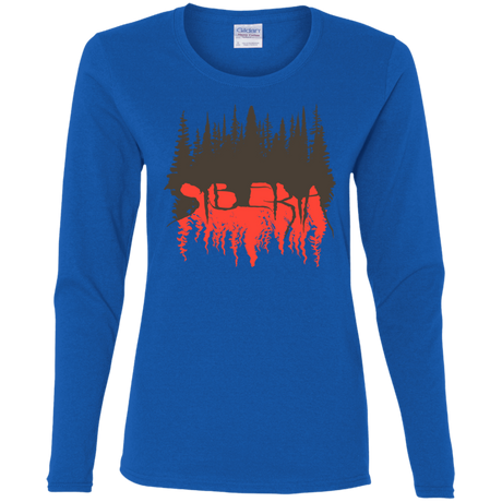 T-Shirts Royal / S Siberia Wilderness Women's Long Sleeve T-Shirt
