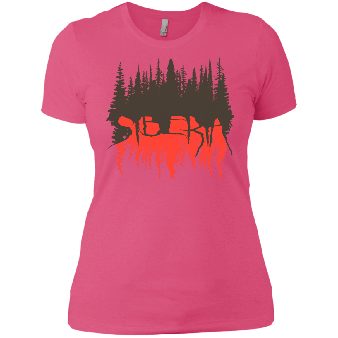 T-Shirts Hot Pink / X-Small Siberia Wilderness Women's Premium T-Shirt