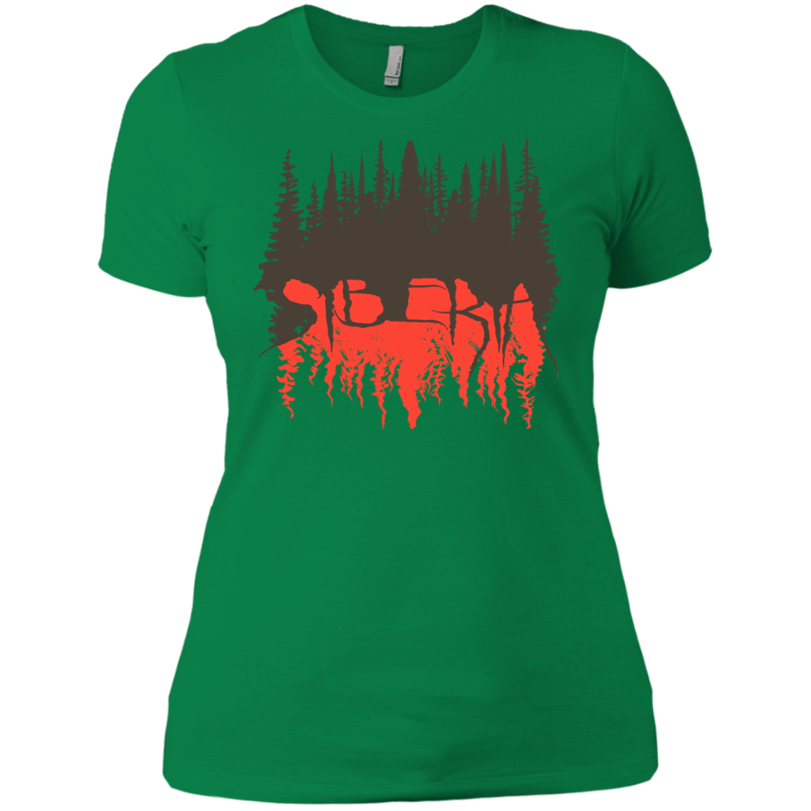 T-Shirts Kelly Green / X-Small Siberia Wilderness Women's Premium T-Shirt