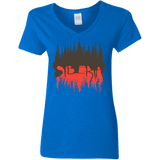 T-Shirts Royal / S Siberia Wilderness Women's V-Neck T-Shirt