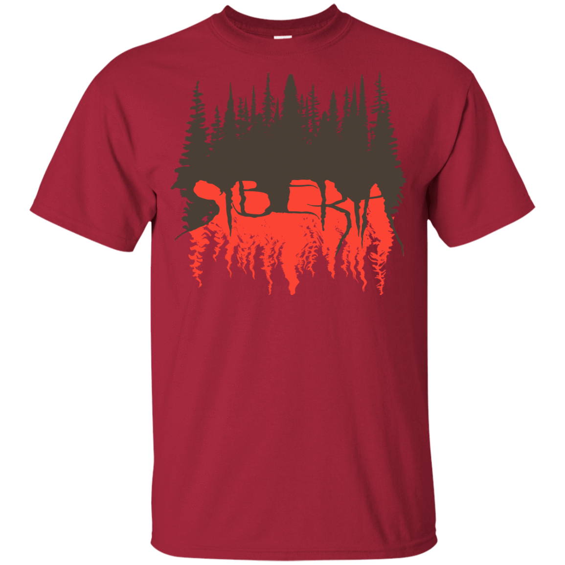 T-Shirts Cardinal / YXS Siberia Wilderness Youth T-Shirt