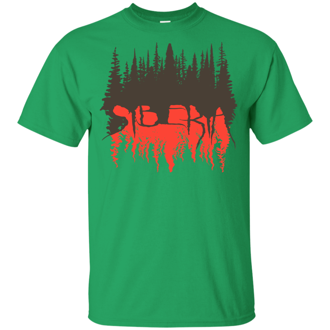 T-Shirts Irish Green / YXS Siberia Wilderness Youth T-Shirt