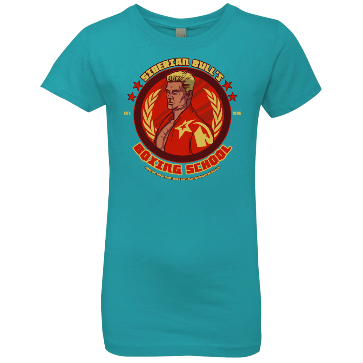 T-Shirts Tahiti Blue / YXS Siberian Bull Girls Premium T-Shirt