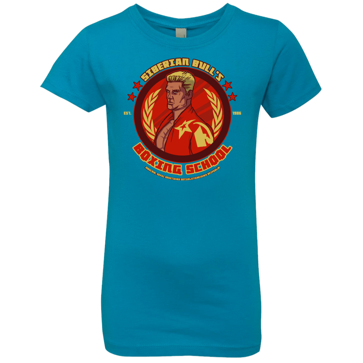 T-Shirts Turquoise / YXS Siberian Bull Girls Premium T-Shirt