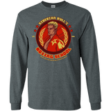 T-Shirts Dark Heather / S Siberian Bull Men's Long Sleeve T-Shirt