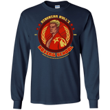 T-Shirts Navy / S Siberian Bull Men's Long Sleeve T-Shirt