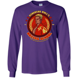 T-Shirts Purple / S Siberian Bull Men's Long Sleeve T-Shirt