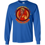 T-Shirts Royal / S Siberian Bull Men's Long Sleeve T-Shirt