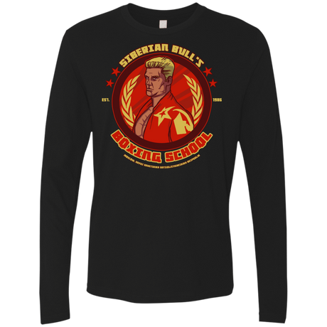 T-Shirts Black / S Siberian Bull Men's Premium Long Sleeve