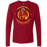 T-Shirts Cardinal / S Siberian Bull Men's Premium Long Sleeve