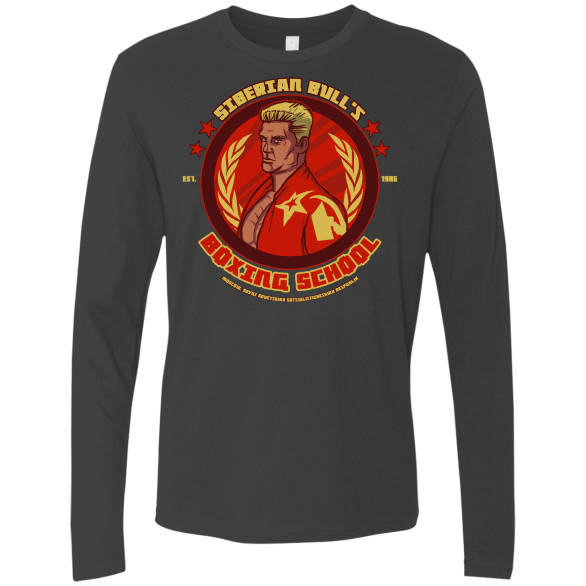 T-Shirts Heavy Metal / S Siberian Bull Men's Premium Long Sleeve