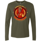 T-Shirts Military Green / S Siberian Bull Men's Premium Long Sleeve