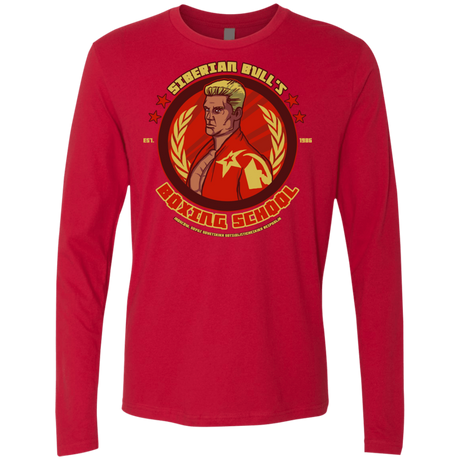 T-Shirts Red / S Siberian Bull Men's Premium Long Sleeve