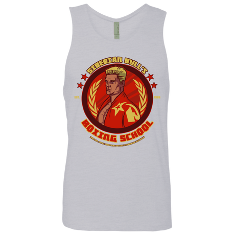 T-Shirts Heather Grey / S Siberian Bull Men's Premium Tank Top