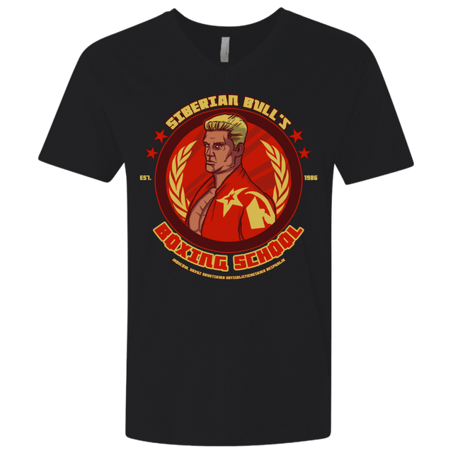 T-Shirts Black / X-Small Siberian Bull Men's Premium V-Neck