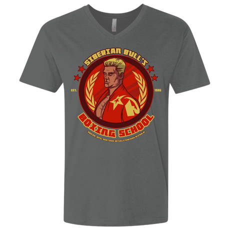 T-Shirts Heavy Metal / X-Small Siberian Bull Men's Premium V-Neck