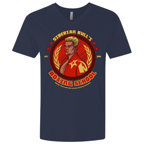 T-Shirts Midnight Navy / X-Small Siberian Bull Men's Premium V-Neck