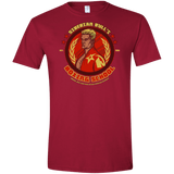 T-Shirts Cardinal Red / S Siberian Bull Men's Semi-Fitted Softstyle