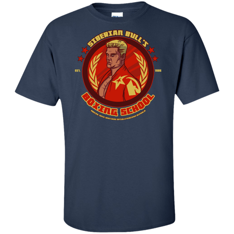 T-Shirts Navy / XLT Siberian Bull Tall T-Shirt