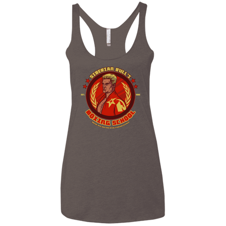 T-Shirts Macchiato / X-Small Siberian Bull Women's Triblend Racerback Tank