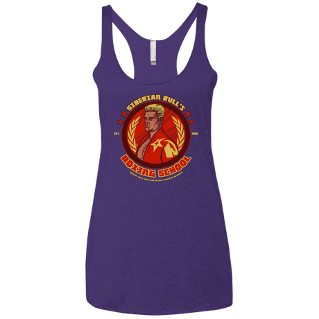 T-Shirts Purple Rush / X-Small Siberian Bull Women's Triblend Racerback Tank