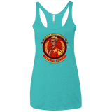 T-Shirts Tahiti Blue / X-Small Siberian Bull Women's Triblend Racerback Tank