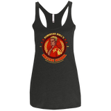T-Shirts Vintage Black / X-Small Siberian Bull Women's Triblend Racerback Tank