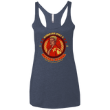 T-Shirts Vintage Navy / X-Small Siberian Bull Women's Triblend Racerback Tank