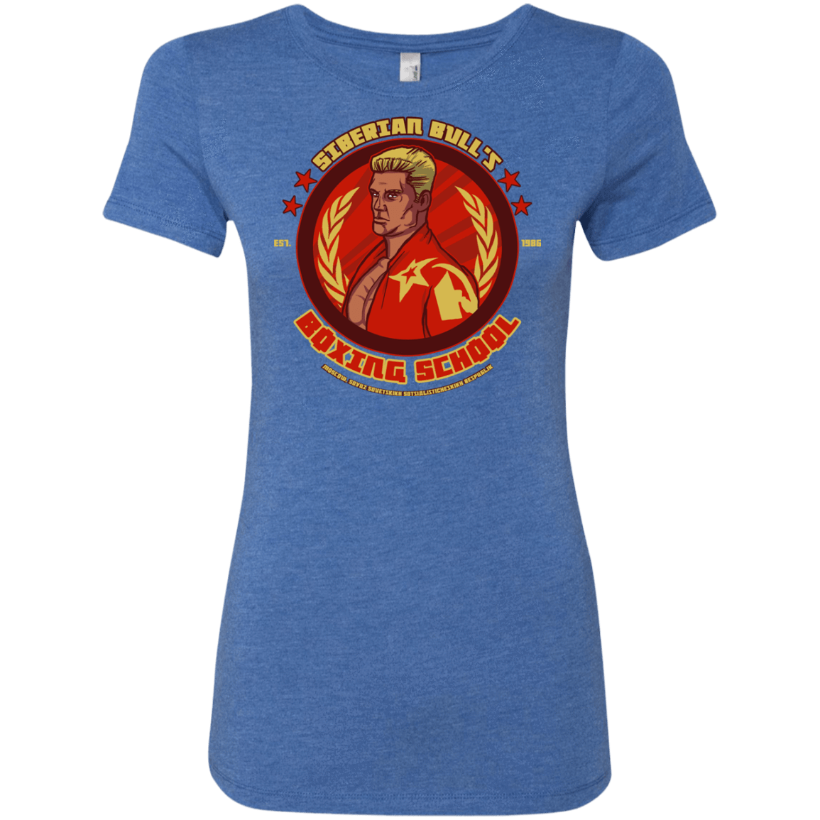 T-Shirts Vintage Royal / S Siberian Bull Women's Triblend T-Shirt