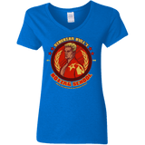 T-Shirts Royal / S Siberian Bull Women's V-Neck T-Shirt