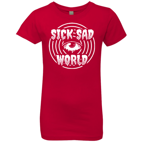 T-Shirts Red / YXS Sick Sad World Girls Premium T-Shirt