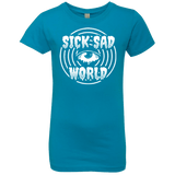 T-Shirts Turquoise / YXS Sick Sad World Girls Premium T-Shirt