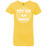 T-Shirts Vibrant Yellow / YXS Sick Sad World Girls Premium T-Shirt