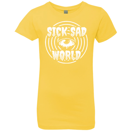 T-Shirts Vibrant Yellow / YXS Sick Sad World Girls Premium T-Shirt