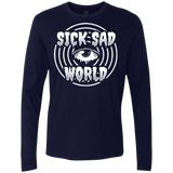 T-Shirts Midnight Navy / Small Sick Sad World Men's Premium Long Sleeve