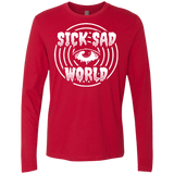T-Shirts Red / Small Sick Sad World Men's Premium Long Sleeve