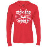 T-Shirts Vintage Red / X-Small Sick Sad World Triblend Long Sleeve Hoodie Tee