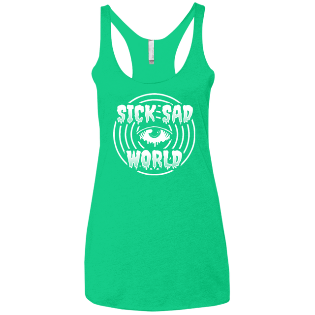T-Shirts Envy / X-Small Sick Sad World Women's Triblend Racerback Tank
