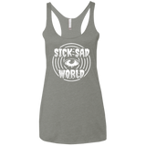 T-Shirts Venetian Grey / X-Small Sick Sad World Women's Triblend Racerback Tank