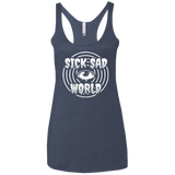 T-Shirts Vintage Navy / X-Small Sick Sad World Women's Triblend Racerback Tank
