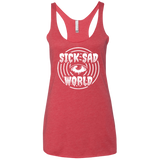 T-Shirts Vintage Red / X-Small Sick Sad World Women's Triblend Racerback Tank