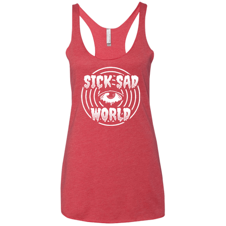 T-Shirts Vintage Red / X-Small Sick Sad World Women's Triblend Racerback Tank