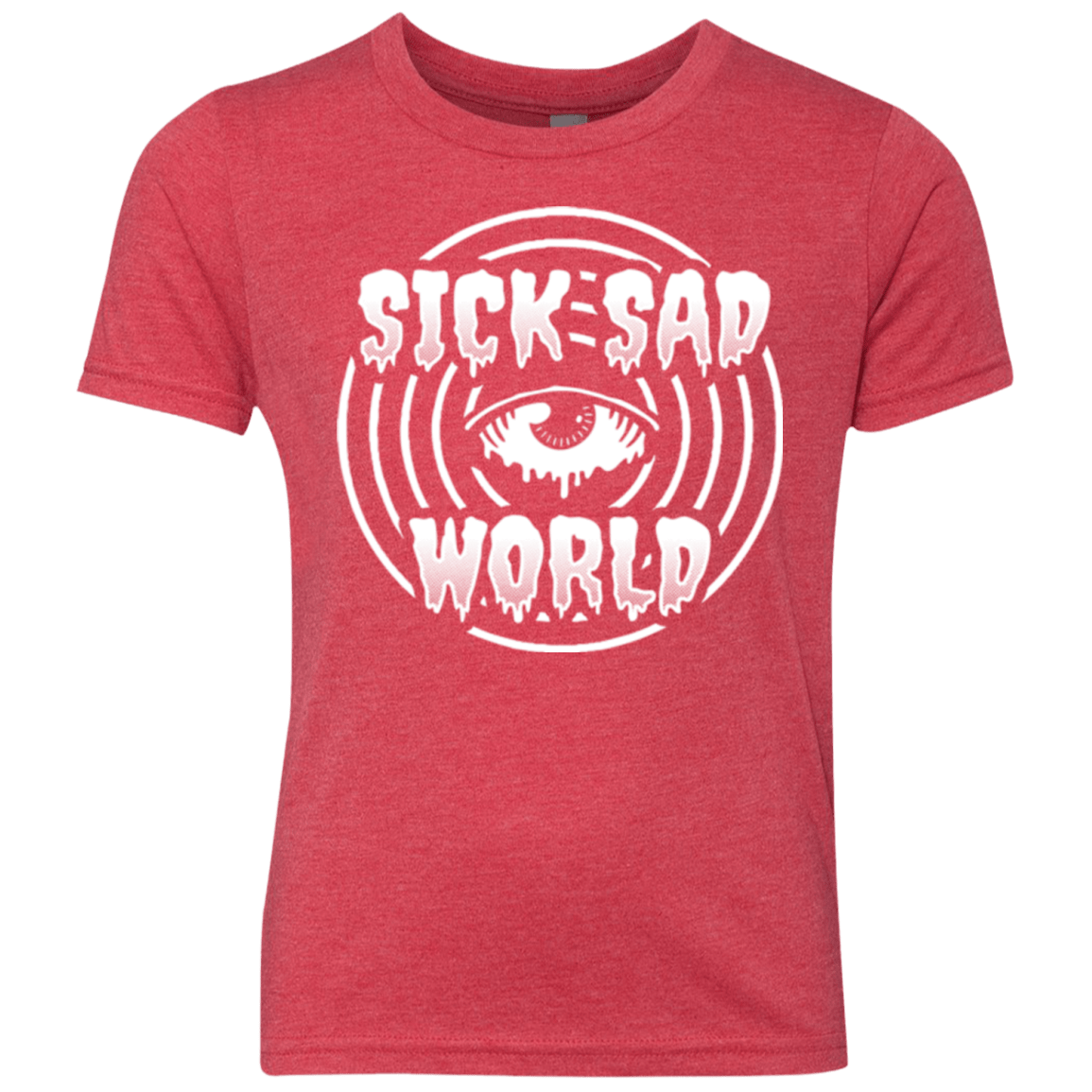 T-Shirts Vintage Red / YXS Sick Sad World Youth Triblend T-Shirt