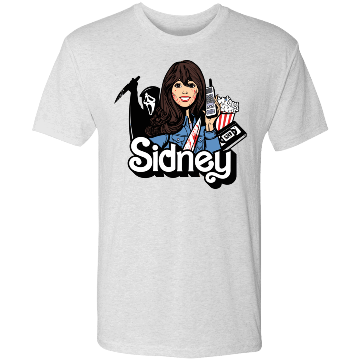 T-Shirts Heather White / S Sidney Men's Triblend T-Shirt